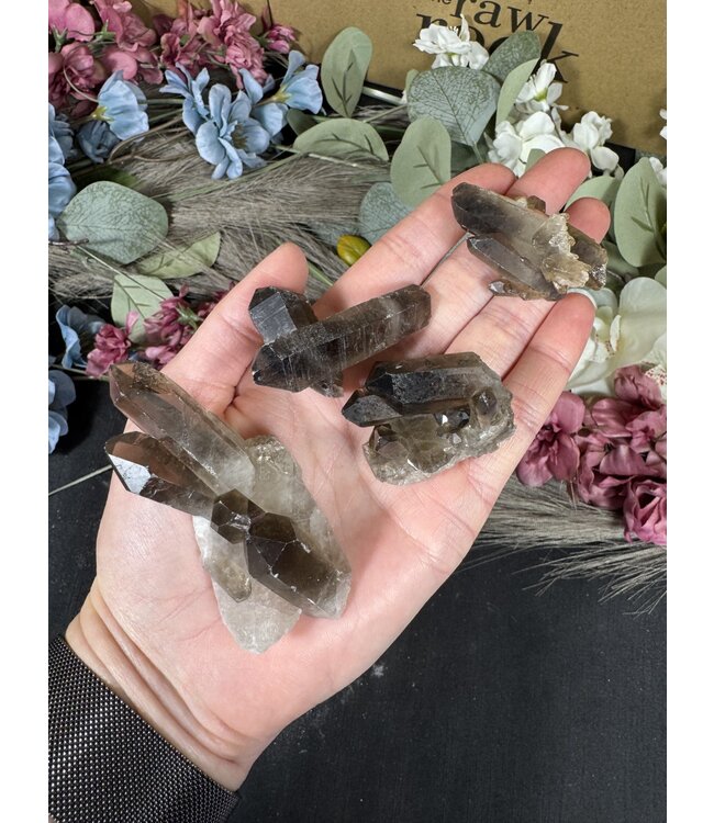 Smoky Quartz Cluster Lot #60, 132gr