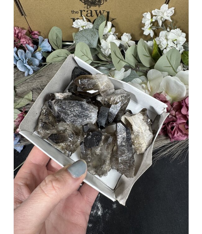 Smoky Quartz Cluster Lot #65, 284gr