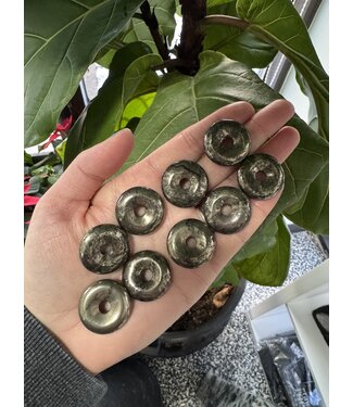 Pyrite Donut Pendant
