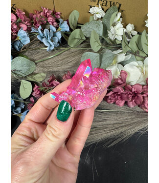Pink Aura Cluster #238, 44gr