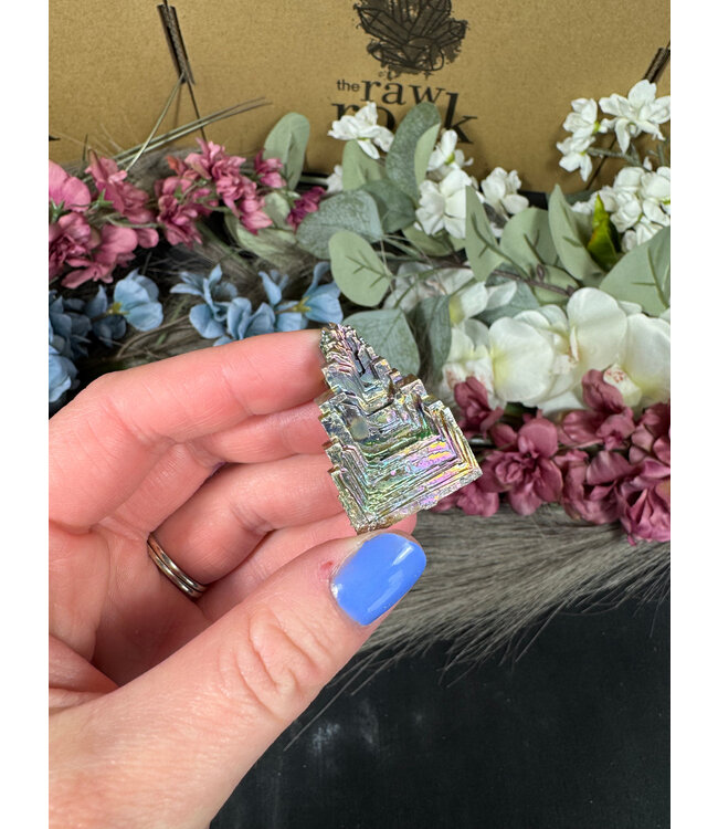 Rainbow Bismuth Tower #431, 34gr
