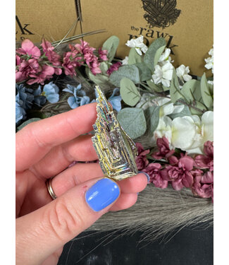 Rainbow Bismuth Tower #439, 34gr