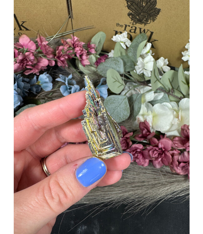 Rainbow Bismuth Tower #439, 34gr