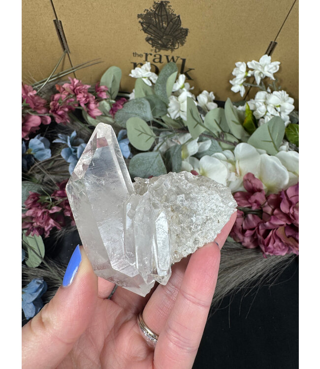 Clear Quartz Cluster #218, 132gr