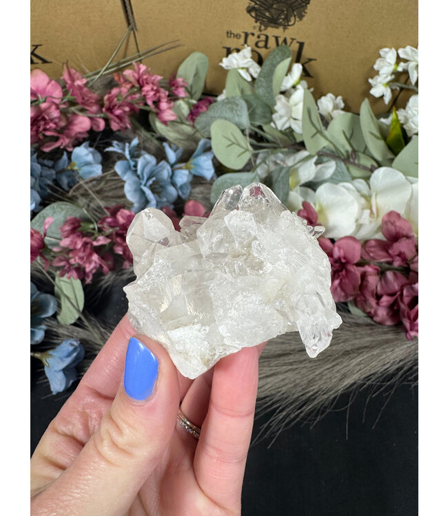 Clear Quartz Cluster #202, 118gr