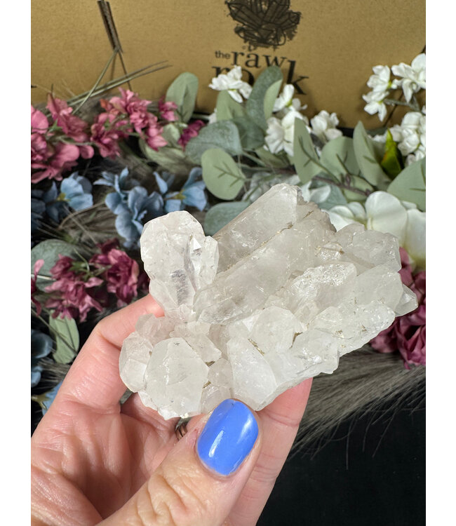 Clear Quartz Cluster #211, 156gr