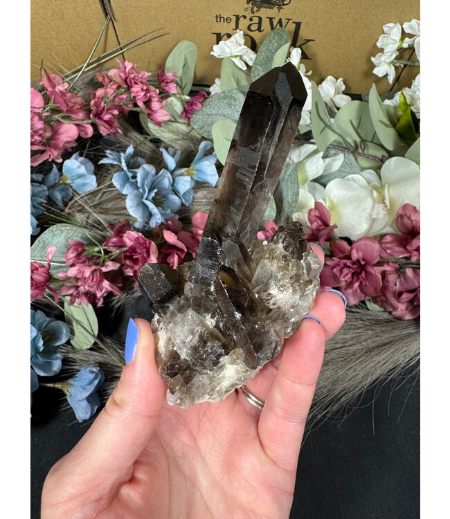Smoky Quartz Cluster #283, 194gr