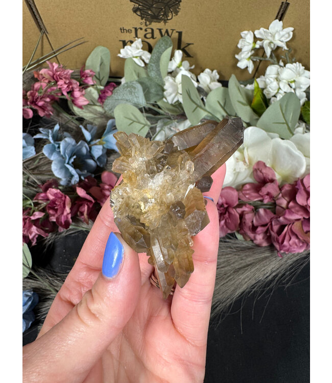 Smoky Quartz Cluster #310, 68gr