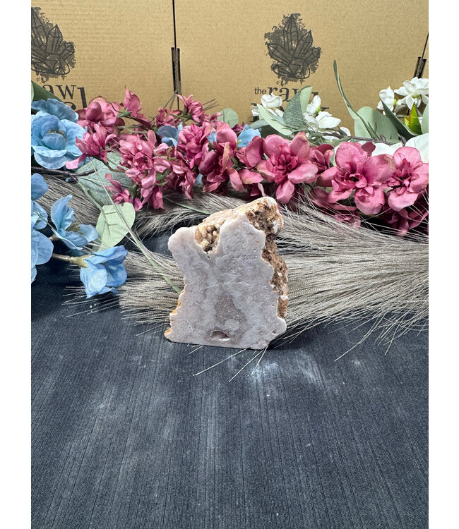 Pink Amethyst Cut Base #93, 268gr