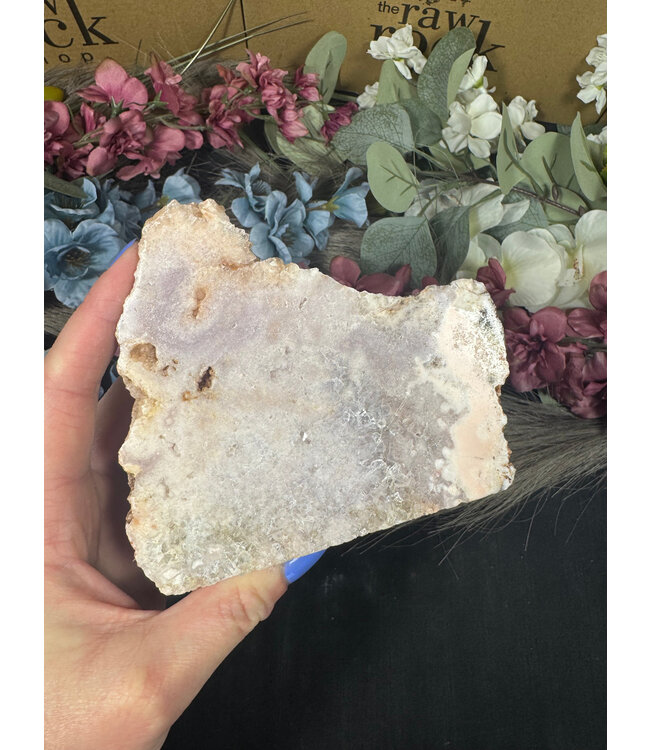 Pink Amethyst Cut Base #114, 616gr