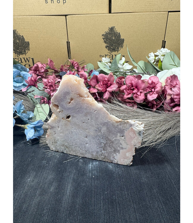 Pink Amethyst Cut Base #114, 616gr