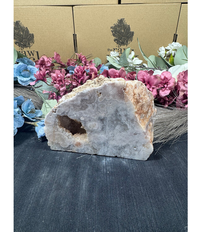 Pink Amethyst Cut Base #116, 766gr