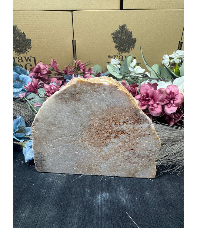 Pink Amethyst Cut Base #122, 738gr