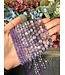 Dream Amethyst/Chevron Amethyst Beads Frosted/Matte 15" Strand 4mm 6mm 8mm