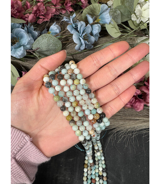 Amazonite Beads Polished 15" Strand 4mm 6mm 8mm 10mm