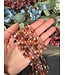 Fire Quartz Beads Polished 15" Strand 6mm 8mm