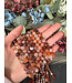 Fire Quartz Beads Polished 15" Strand 6mm 8mm