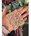 Flower Agate Beads Polished 15.5" Strand 6mm 8mm