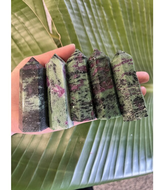 Ruby Zoisite Point, Size X-Large [100-124gr]