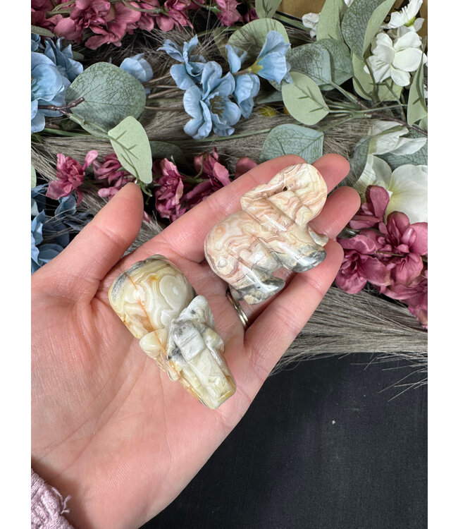 2" Elephant Carving, 24 Types