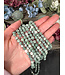 Green Spot Jasper Beads Frosted/Matte 15" Strand 6mm 8mm