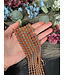Rose Gold Hematite Beads Round Electroplated 15" Strand 4mm 6mm 8mm
