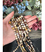 Zebra Jasper Beads Polished 15" Strand 6mm 8mm