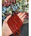 Dark Red Carnelian Beads, Dyed, Polished 15" Strand 6mm 8mm