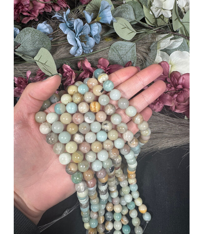 Amazonite Beads Polished 15" Strand 4mm 6mm 8mm 10mm