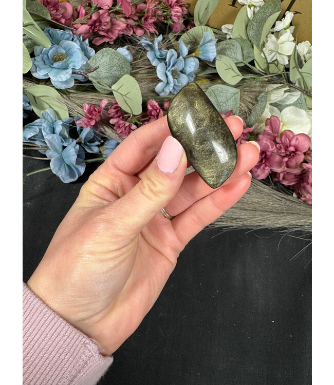 Gold Sheen Obsidian Misc Shape, Size XX-Small [25-49gr]