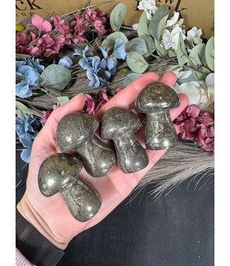 Pyrite Mushroom, Size XX-Large [125-149gr]