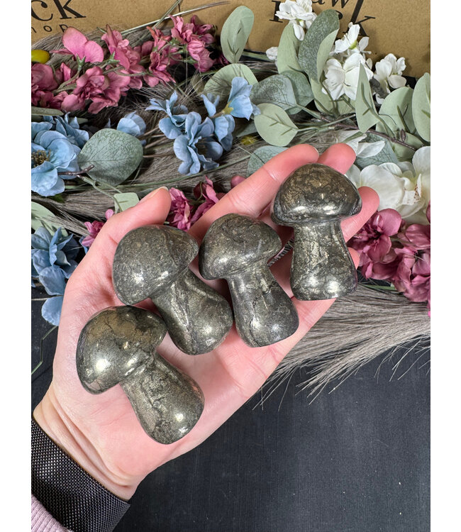 Pyrite Mushroom, Size XX-Large [125-149gr]