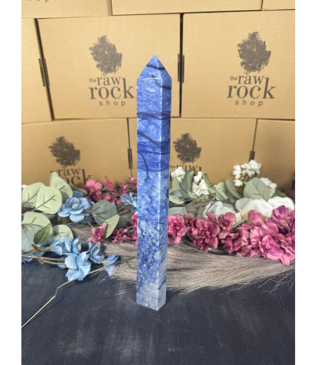 Blue Aventurine Tower #5, 698gr