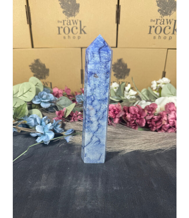 Blue Aventurine Tower #3, 558gr