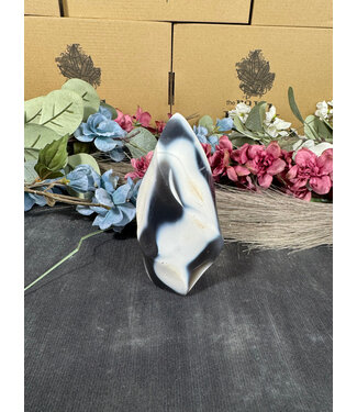 Orca Agate Flame #45, 416gr