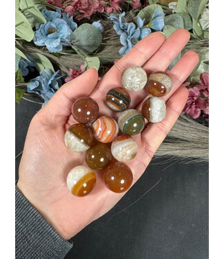 Mini Carnelian Sphere, 1-1.9cm