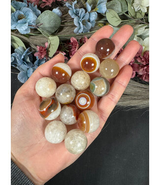 Mini Carnelian Sphere, 2-2.4cm