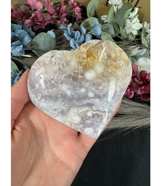Pink Amethyst Heart #5, 308gr