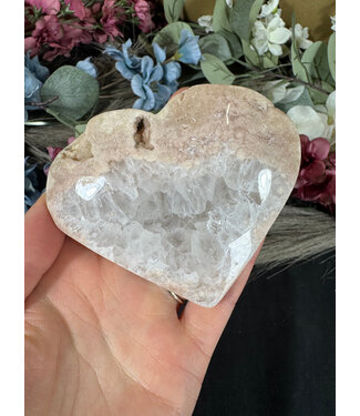 Pink Amethyst Heart #6, 214gr