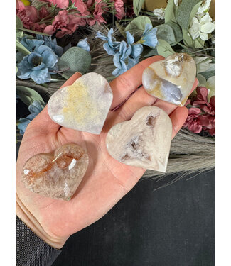 Pink Amethyst Heart, Size XX-Small [25-49gr]