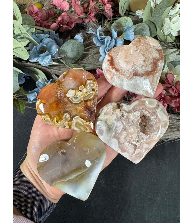 Pink Amethyst Heart, Size Large [125-149gr]