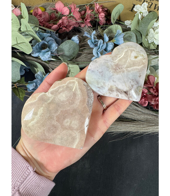 Pink Amethyst Heart, Size XX-Large [175-199gr]