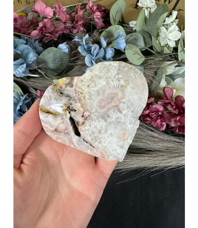 Pink Amethyst Heart #2, 272gr