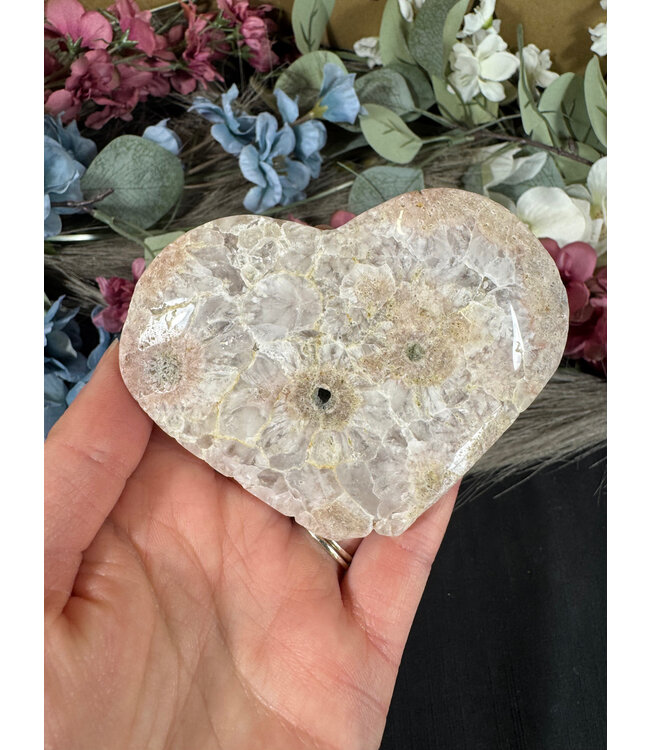 Pink Amethyst Heart #7, 190gr