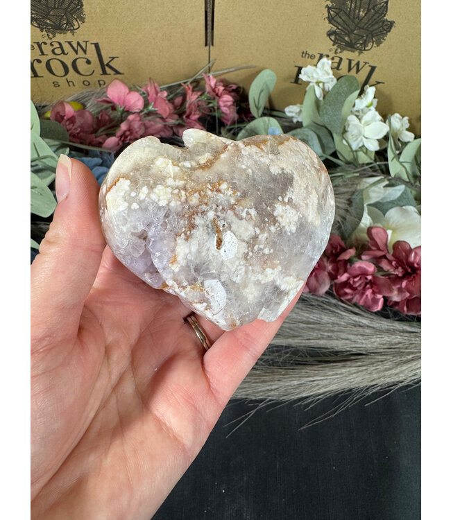 Pink Amethyst Heart #11, 274gr