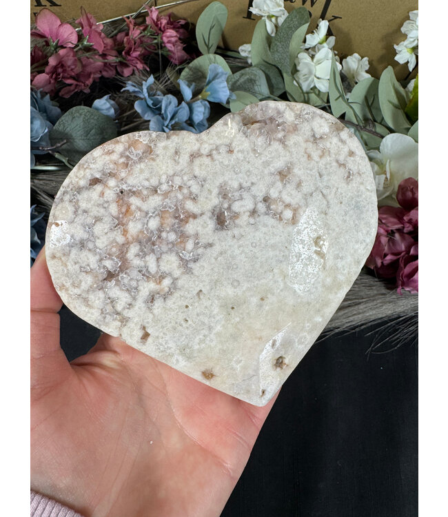 Pink Amethyst Heart #13, 632gr