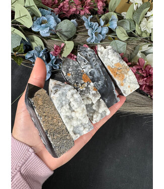 Half Raw Sphalerite Point, Size Large [75-99gr]
