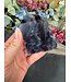 Half Raw Rainbow Fluorite Tower #15, 160gr
