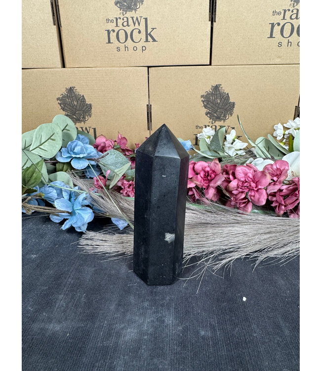 Black Tourmaline Tower #38, 310gr