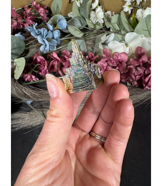 Rainbow Bismuth Tower #451, 34gr